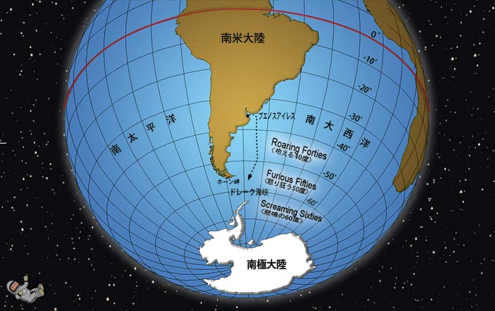 to the Antarctida 南極への地図